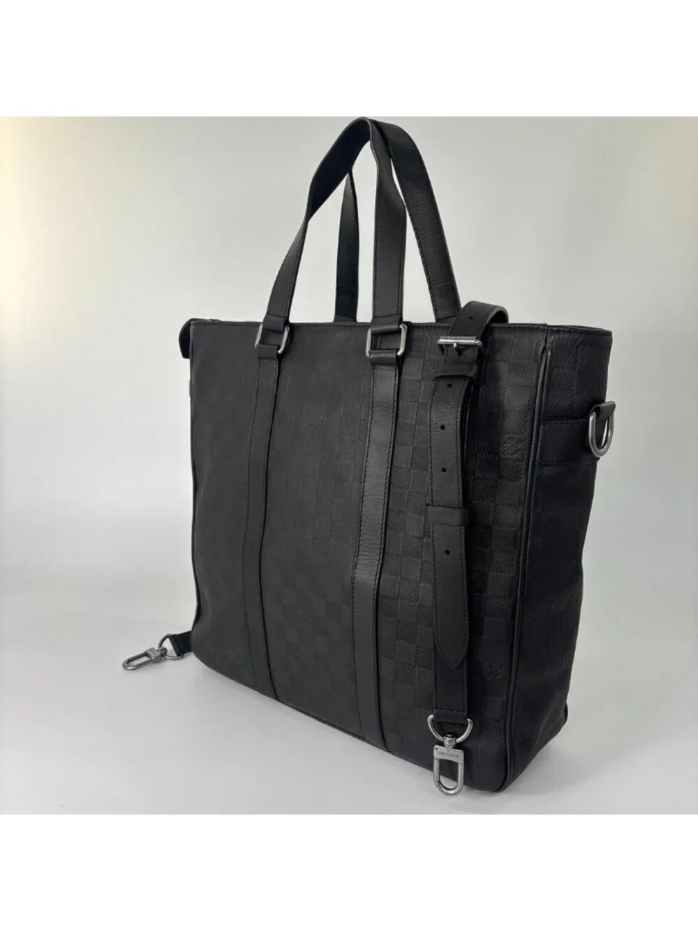 Louis Vuitton Damier Infini Tadao Tote Bag Black